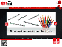 Tablet Screenshot of ajansmark.com